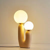 GLOWEEVEE Art Resin Table Lamp | Minimalist Design Illumination