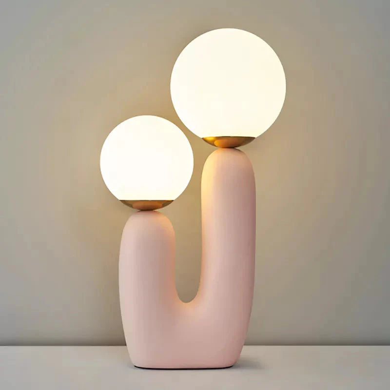 GLOWEEVEE Art Resin Table Lamp | Minimalist Design Illumination