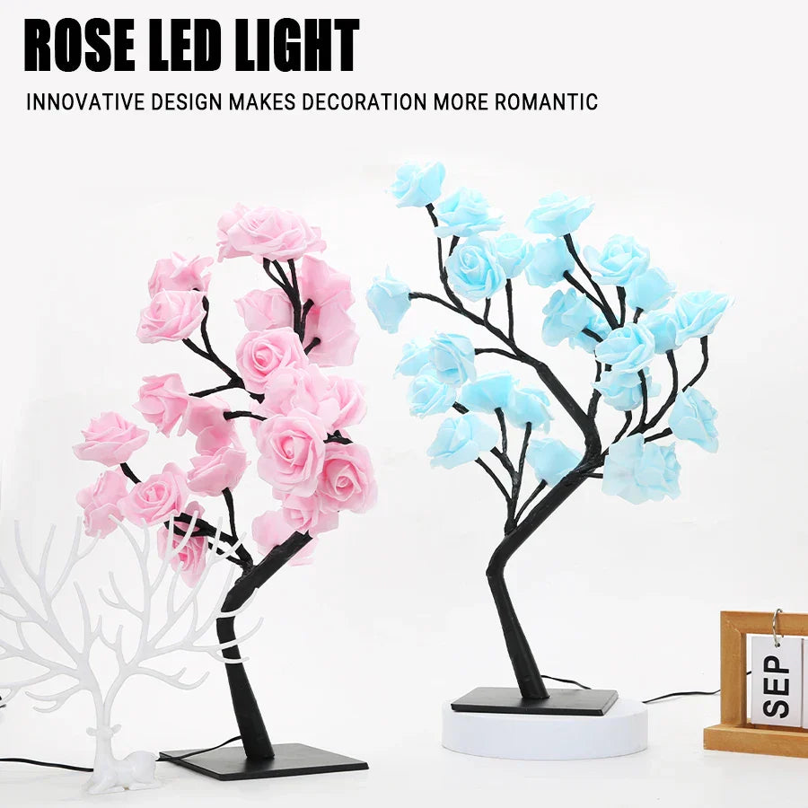 GLOWEEVEE 24 LED Rose Tree Lights – A Touch of Elegance and Warm Glow for Every Occasion