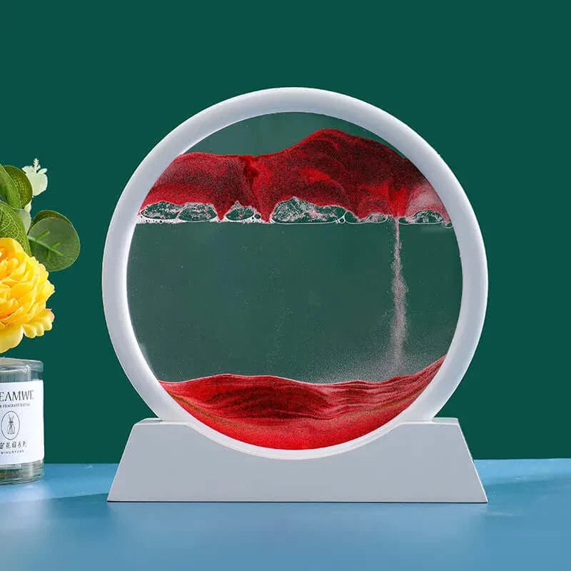 GLOWEEVEE 3D Moving Sand Art Hourglass: Deep Sea Seascape