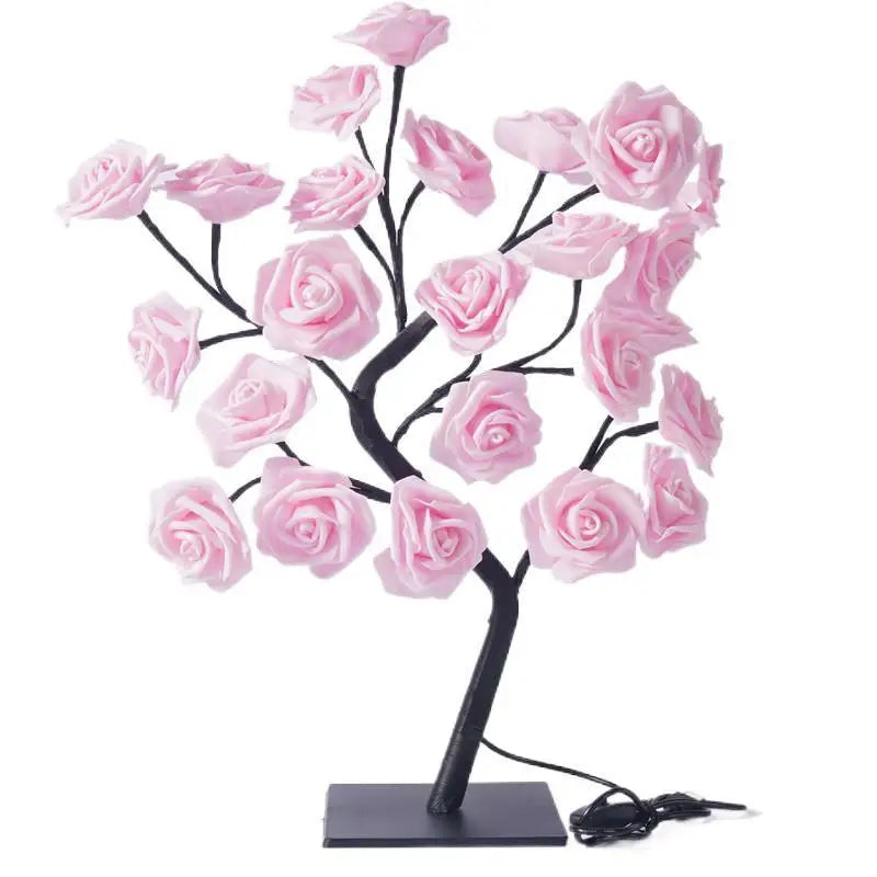 GLOWEEVEE 24 LED Rose Tree Lights – A Touch of Elegance and Warm Glow for Every Occasion