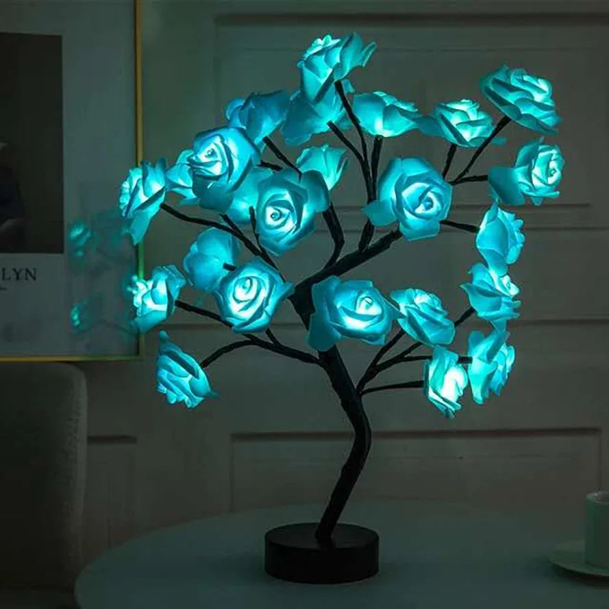 GLOWEEVEE 24 LED Rose Tree Lights – A Touch of Elegance and Warm Glow for Every Occasion