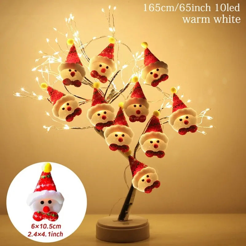 GLOWEEVEE Snowman Christmas LED Garland