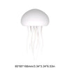 GLOWEEVEE RGB Gradient Jellyfish Bedside Lamp Rechargeable Desk Lamp with Dancing Legs and Touch Sensor Voice Control