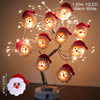 GLOWEEVEE Snowman Christmas LED Garland