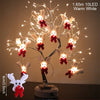 GLOWEEVEE Snowman Christmas LED Garland