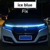 GLOWEEVEE LED Daytime Running Light Scan Starting Car Hood Decorative Lights DRL Auto Engine Hood Guide Decorative Ambient Lamp 12V