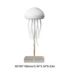 GLOWEEVEE RGB Gradient Jellyfish Bedside Lamp Rechargeable Desk Lamp with Dancing Legs and Touch Sensor Voice Control