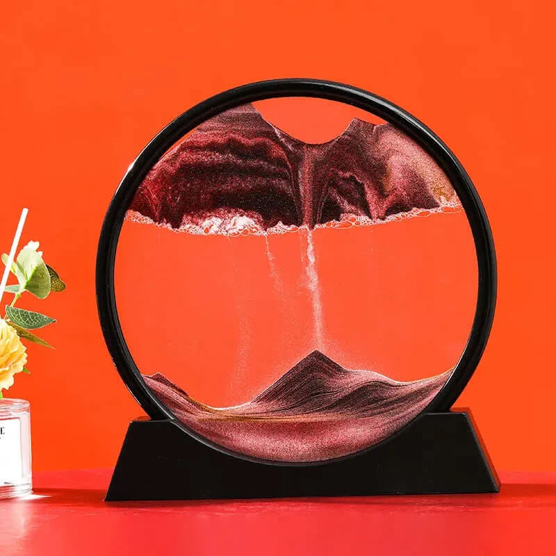 GLOWEEVEE 3D Moving Sand Art Hourglass: Deep Sea Seascape