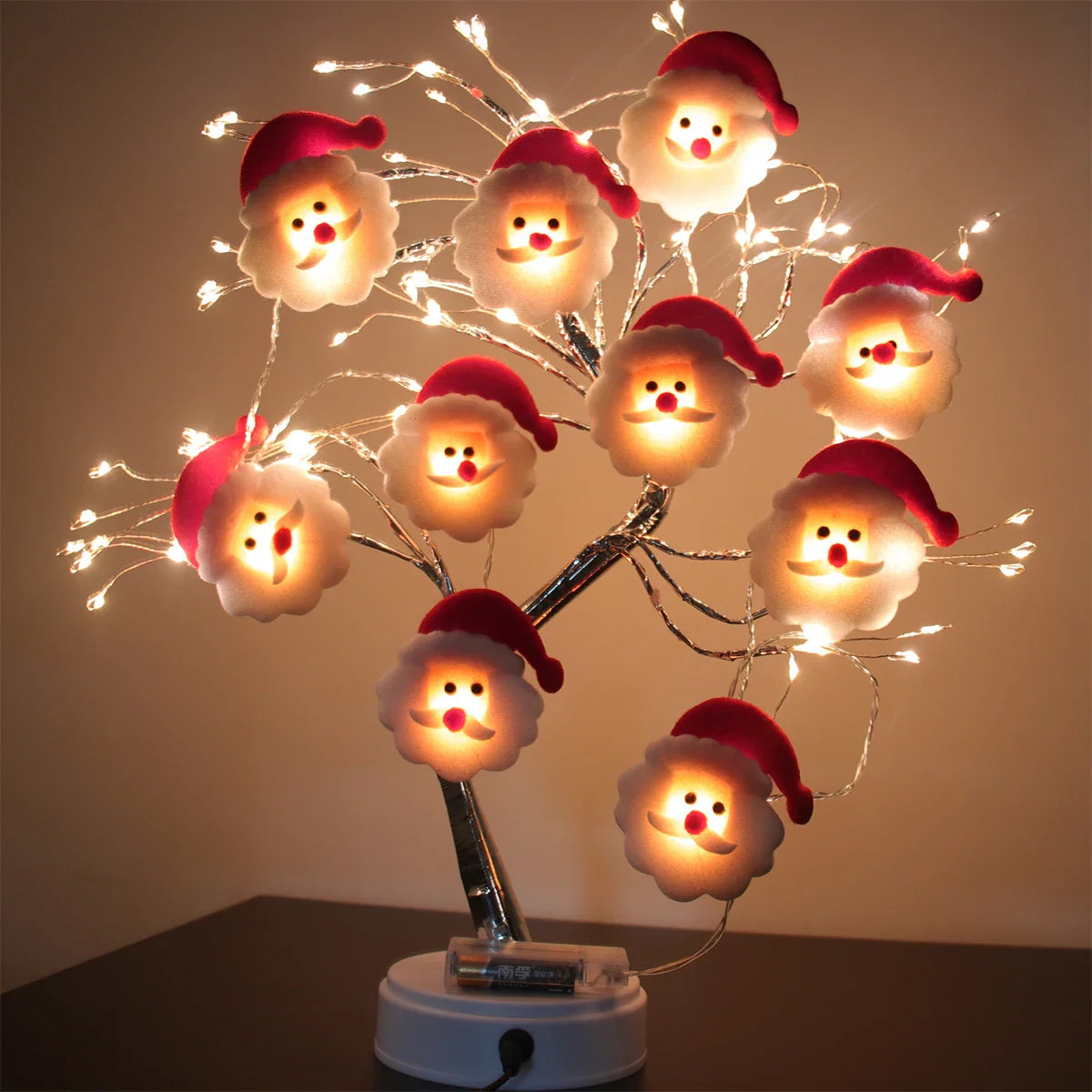 GLOWEEVEE Snowman Christmas LED Garland