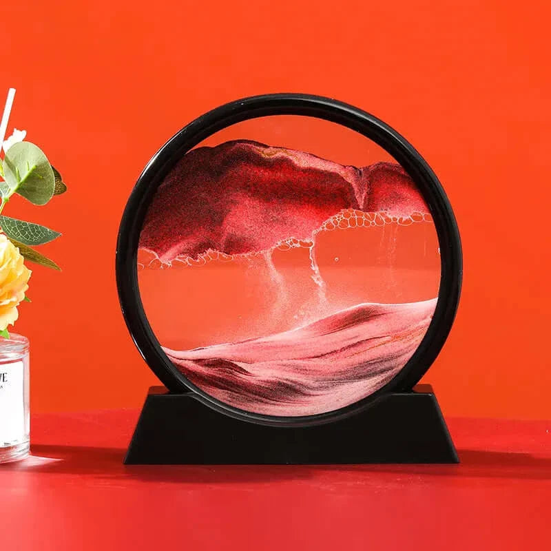 GLOWEEVEE 3D Moving Sand Art Hourglass: Deep Sea Seascape