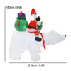 GLOWEEVEE Christmas Large White Bear Inflatable